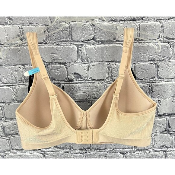 NWT Bali Women's 40C Comfort Revolution Shaping Wireless Bra DF3463 Nude - Picture 6 of 9